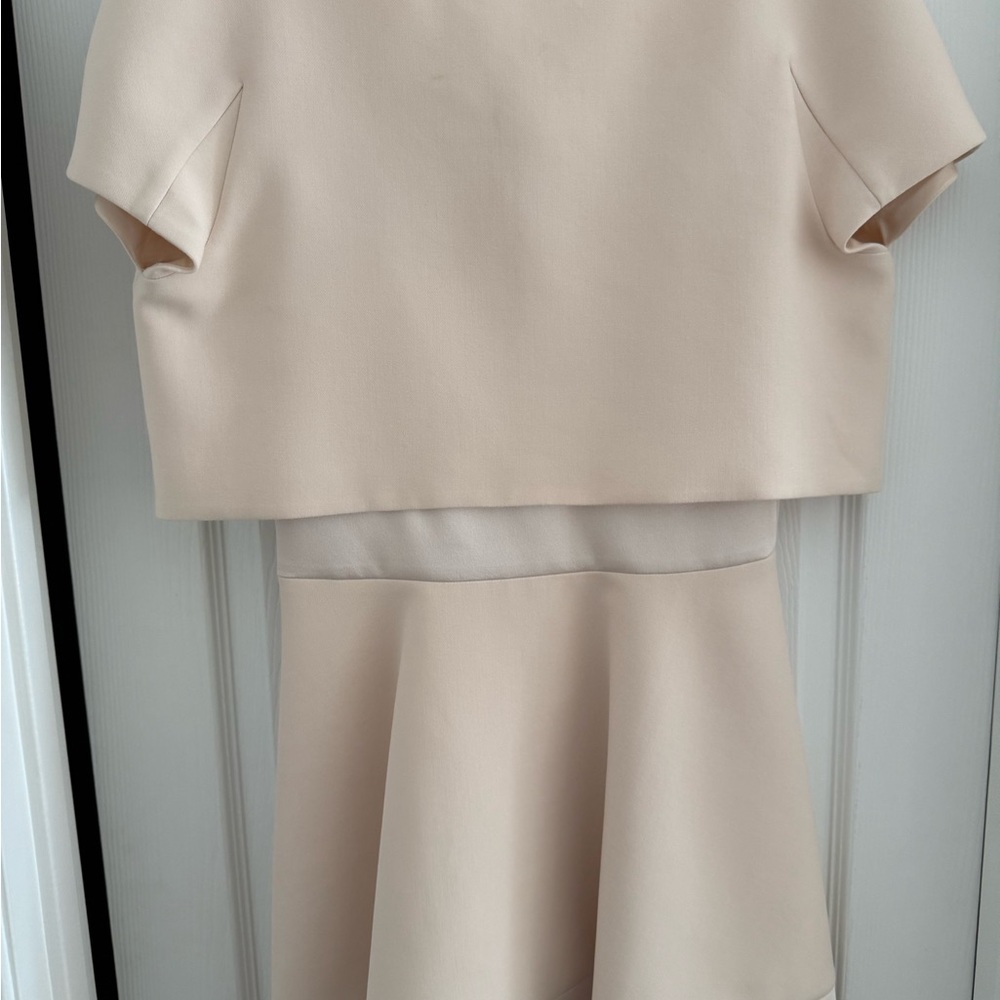 Maje Blush Pink Short Sleeve Dress